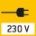 Netzteil: In der Waage integriert. 230/50Hz in D. Auf Bestellung auch in Standard GB, AUS oder USA.
