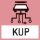 KERN Universal Port (KUP): erlaubt den Anschluss externer KUP Schnittstellenadapter, wie z. B. RS-232 oder USB, zum Austausch von Daten und Steuerbefehlen, ohne Einbauaufwand