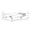 Ohaus Tischwaage Defender D52XW150WQDX5-EU - 60kg/5g - 150kg/10g