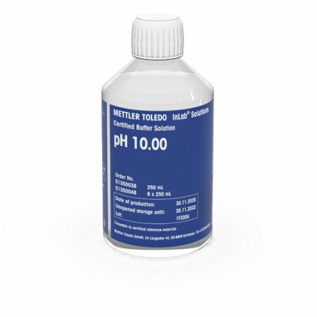 Mettler Toledo Puffer pH 10.00, 250 mL (DKD)