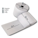 100 Stk. Kassenrollen 76mm x 60m x 12mm -  100 Rollen -...