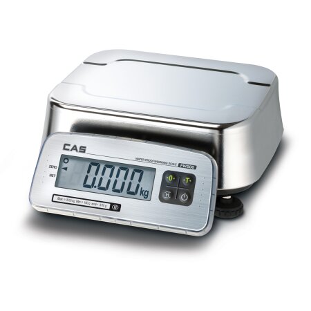 CAS FW5-6 Kompaktwaage - IP69K - 3kg/1g - 6kg/2g - Eichfähig