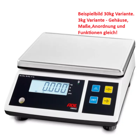 ADE Portionswaage HW945-3  - 3kg/0,1g