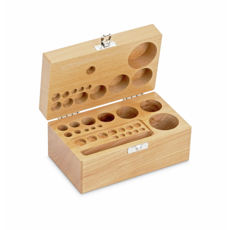 Kern 353-450-200 Holz-Etui für Gewichtssätze F2 + M1 + M2 - 1 mg - 500 g