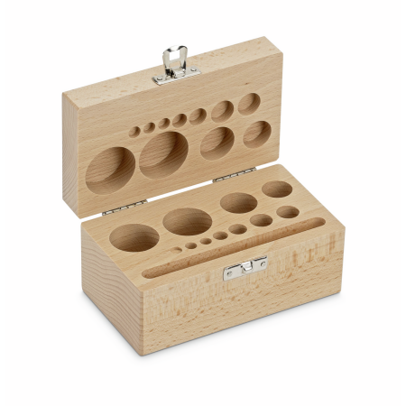 Kern 354-440-200 Holz-Etui für Gewichtssätze F2 + M1 + M2 + M3 - 1 g - 200 g