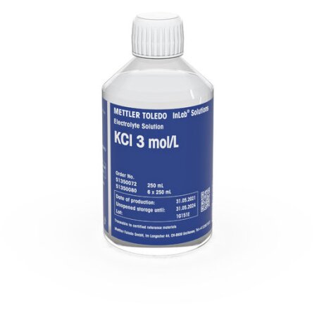 Mettler Toledo Elektrolyt 3 mol/L KCl sat. AgCl, 250mL