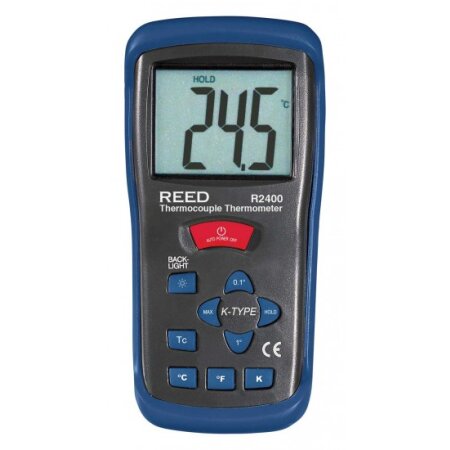 REED R2400 Typ K Temperaturfühler / Thermometer, -58 bis 2000°F (-50 to 1300°C) und 223 bis 2000 Kelvin