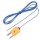REED TP-01 Perldraht Temperaturfühler, Typ K, -40 bis 482°F (-40 bis 250°C)