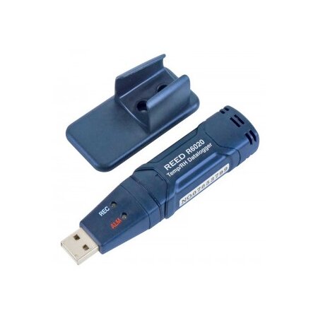REED R6020 Temperatur- und Feuchtigkeitsmessgerät USB Datenlogger, -40 bis 158°F (-40 bis 70°C)