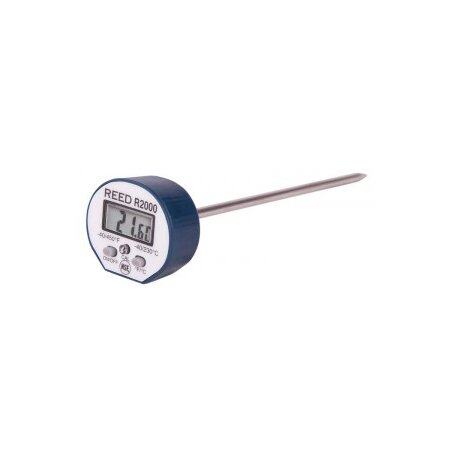 REED R2000 digitaler Einstech-Thermometer, rostfrei -40 bis 450°F (-40 bis 230°C), wasserdicht