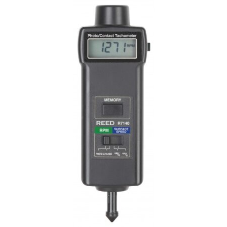 REED R7140 Kombi Handtachometer / Drehzahlmesser, kontakt und kontaktlos Messung