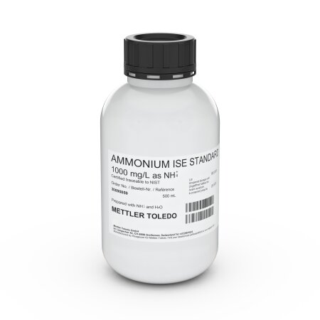 Mettler Toldeo ISE Standard NH4 1000 mg/L, 500 mL