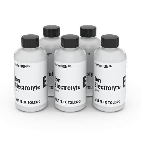Mettler Toldeo perfectION ion electrolyte F, 5x60 mL