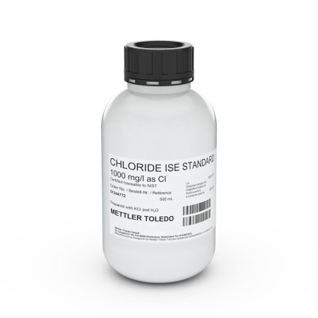 Mettler Toldeo ISE standard Cl 1000 mg/L, 500mL