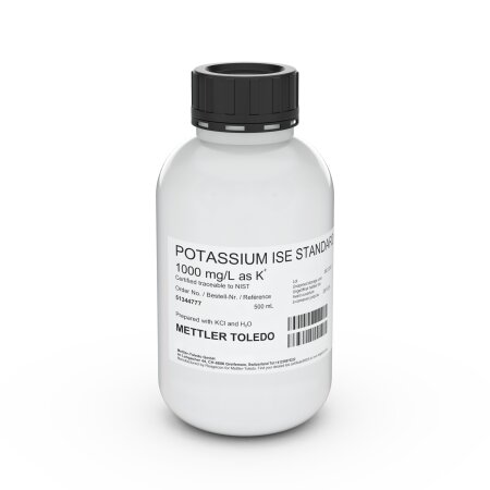 Mettler Toledo ISE standard K 1000 mg/L, 500mL