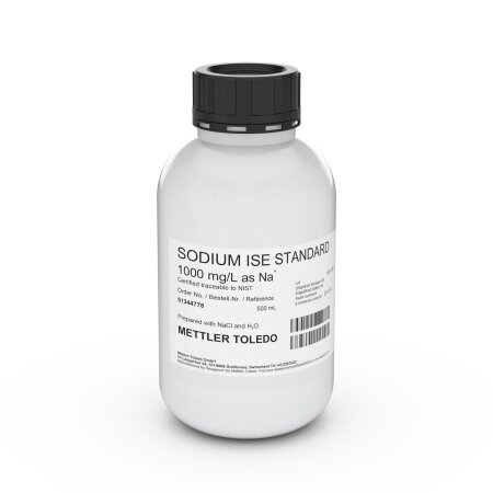 Mettler Toldeo ISE standard Na 1000 mg/L, 500mL