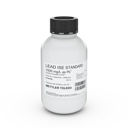 Mettler Toledo ISE standard Pb 1000 mg/L, 500mL