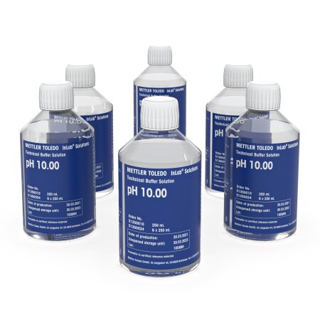 Mettler Toldeo Techn. Puffer pH 10.00, 6 x 250mL