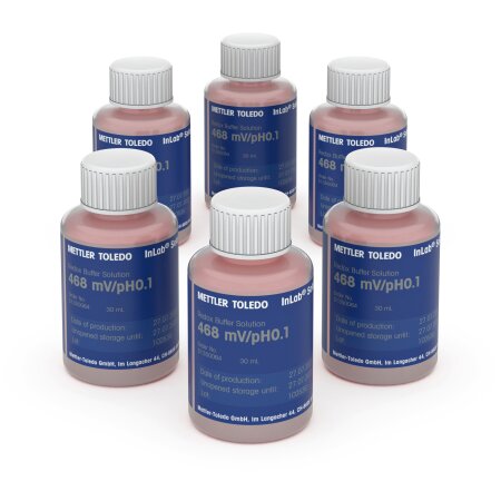 Mettler Toldeo Redox Puffer 468mV/pH0.1, 6 x 30mL