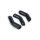 Ohaus 3 Stativklemmenhülsen, medium, Vinyl, schwarz