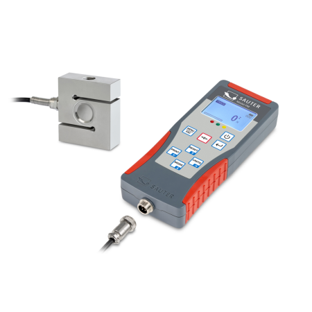 Sauter FM 10K Digitales Kraftmessgerät - 10kN/5N mit externer Messzelle