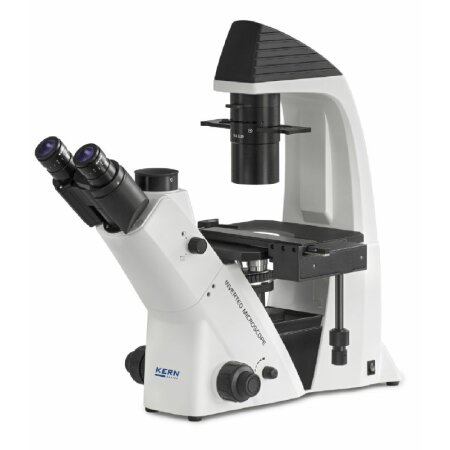 Kern OCM 166 Inversmikroskop Trinocular 30W Halogen (Durchlicht), 100W HBO (Auflicht)