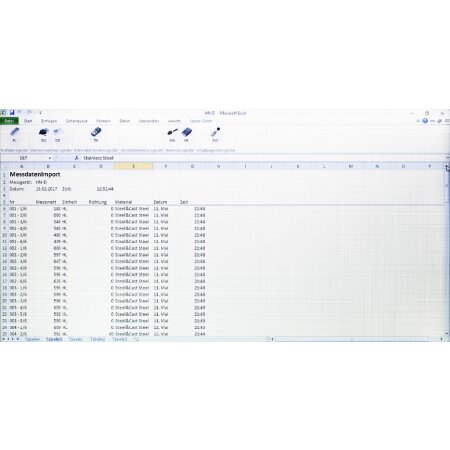 Sauter AFI-2.0 Plug-In zur Datenübernahme von Messdaten aus dem Messinstrument und Übergabe an einen PC, z. B. in MS Excel
